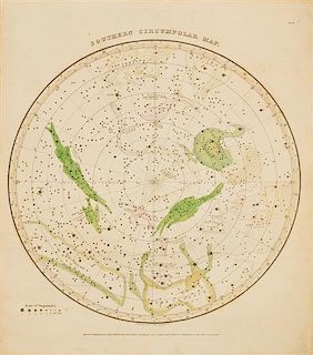 BURRITT, Elijah H. (1794-1838). Atlas, Designed to Illustrate the Geography of the Heavens. Hartford: F.J. Huntington, 1833.