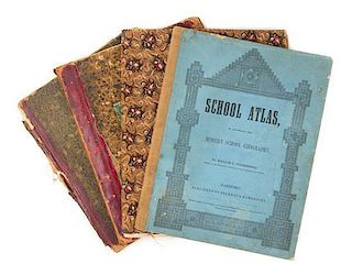 * [ATLASES] A group of atlases. Together, 3 works in 4 volumes. 4to, condition generally good.
