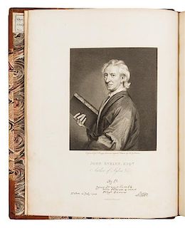 EVELYN, JOhn (1620-1706). Memoirs, Illustrative of the Life and Writings of John Evelyn. London: Henry Colburn, 1818. BERLAND