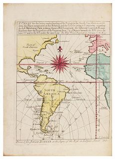 FREZIER, Amedee Francois (1682-1773). A Voyage to the South-Sea, and along the Coasts of Chili and Peru... London, 1717.