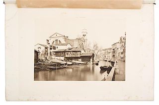 ONGANIA, Ferdinand. Streets and Canals in Venice and in the Island of the Lagoons. Venice: Ferd. Ongania, 1895-1896.