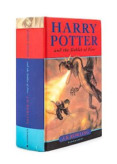 ROWLING, J.K. (b. 1965). Harry Potter and the Goblet of Fire. London: Bloomsbury, 2000.