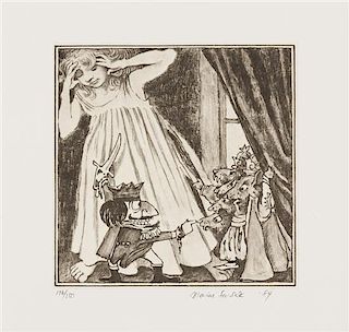 SENDACK, MAURICE; HOFFMAN E.T.A.  Nutcracker. New York, 1984. LIMITED EDITION SIGNED WITH ORIGINAL ETCHING SIGNED.