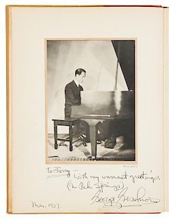 * GERSHWIN, George (1898-1937). Song Book. New York: New World Music Corp., 1932.
