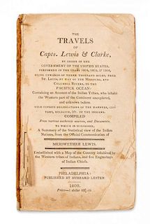 [LEWIS, Meriwether and William CLARK]. The Travels of Capts. Lewis & Clarke.  Philadelphia: Hubbard Lester, 1809.