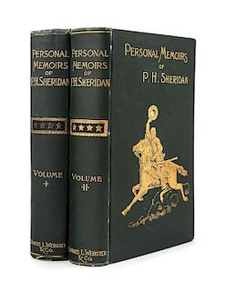 * SHERIDAN, Philip Henry. Personal Memoirs of P.H. Sheridan. General United States Army. New York: Charles L. Webster & Compa