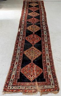 Antique Persian Caucasian Carpet Runner
