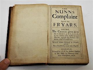 C.1676 Nunns Complaints Against the Fryars Book