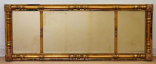 C.1800 American Federal Gilt Over Mantel Mirror