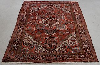 Persian Heriz Wool Carpet Rug