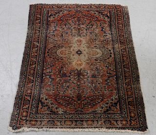 Persian Middle Eastern Wool Carpet Rug