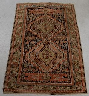 Middle Eastern Caucasian Wool Carpet Rug