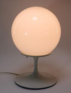MCM Bill Curry Stemlite Glass Globe Table Lamp