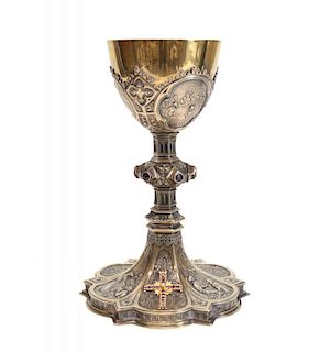 Gilt Sterling Silver Chalice Cup