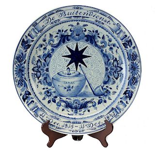 Faience Earthenware Charger