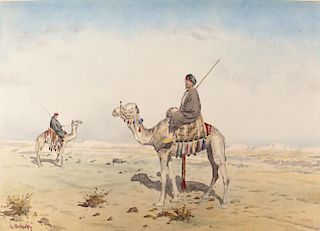 Alphonse Delpopi Watercolor