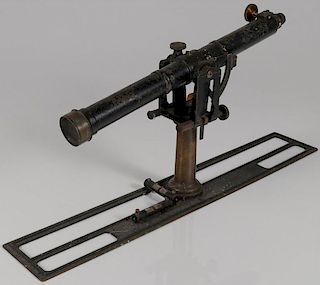 A TRANSIT AND A TELESCOPE, 19TH CENTURY