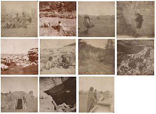 A GROUP OF 11 AZ TERRITORY PHOTOS, CIRCA 1900