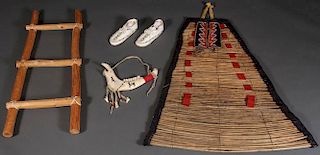 A GROUP OF NATIVE AMERICAN RELATED ITEMS
