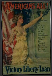 A PAIR OF WWI LIBERTY LOAN POSTERS