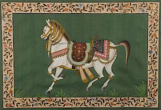 A PAIR OF INDO-PERSIAN PAINTINGS