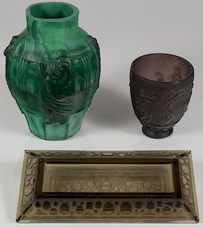 SCHLEGVOGT, DE FEURE & VERLYS GLASS, C. 1915-1930