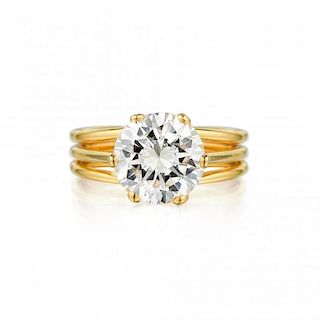 A 3.39-Carat Diamond Ring