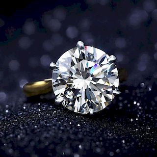 A 5.37-Carat Diamond Ring