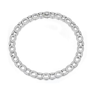 Valente Diamond Pave Link Necklace