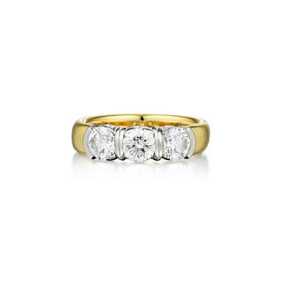 Tiffany & Co. Etoile Three Stone Diamond Ring