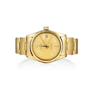Rolex Mid-Size Gold Oyster Perpetual Datejust Watch ref. 6827
