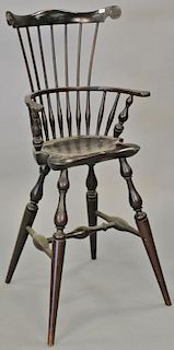 Wallace Nutting Windsor style youth chair. ht. 38 in.