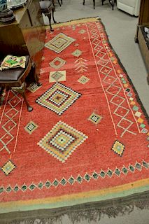 Oriental rug. 5'3" x 11'  Provenance: From the Estate of Faith K. Tiberio of Sherborn, Massachusetts