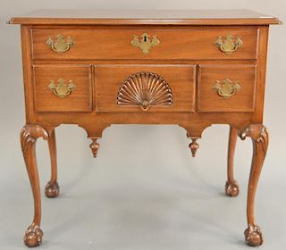 Custom mahogany Chippendale style lowboy. ht. 31 in., wd. 31 in.