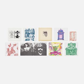 Various Artists, nine works from the Screen Prints 1970 portfolio