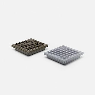 Ettore Sottsass, Synthesis 45 ashtrays, pair