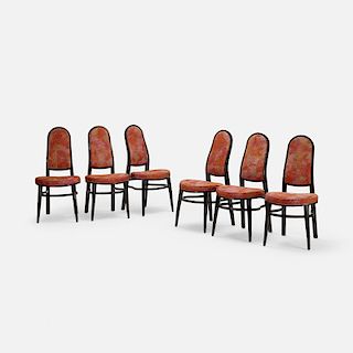 Edward Wormley, dining chairs, set of six