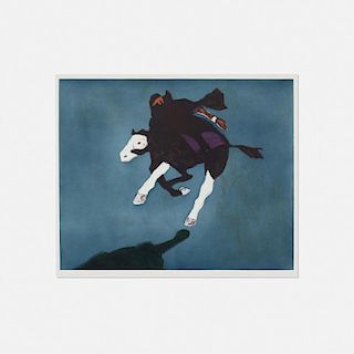 Fritz Scholder, Galloping Indian after Leigh