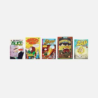Robert Crumb, Rare comic books, collection of five