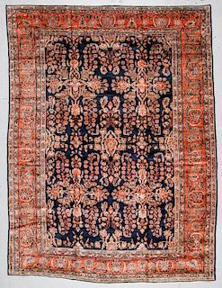 Antique Mahal Rug, Persia: 8'6'' x 11'5''