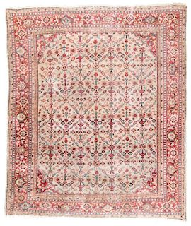 Antique Sultanabad Rug, Persia: 7' x 8'5''