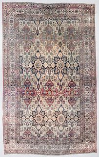 19th C. Lavar Kerman Rug, Persia: 10'5'' x 16'7''