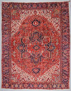 Antique Karadja Rug, Persia: 10'3'' x 13'