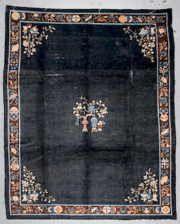 Antique Mongolian Rug, China: 9' x 11'2''