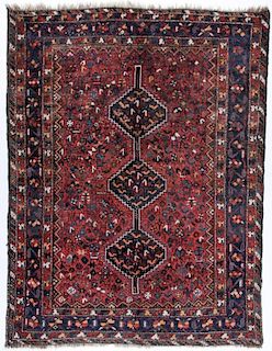 Antique Afshar Rug, Persia: 5'8'' x 7'6''