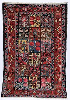 Antique Baktiari Rug, Persia: 4'6'' x 6'7''