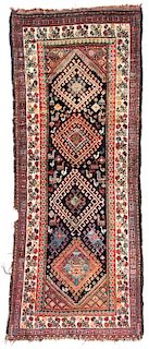 Antique Hamadan Rug, Persia: 3'4'' x 8'5''