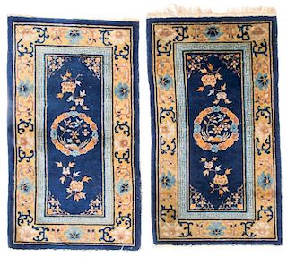 Pair of Antique Chinese Rugs
