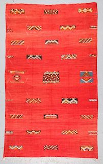 Vintage Moroccan Mixed Weave Rug, Morocco: 6'4'' x 10'5''