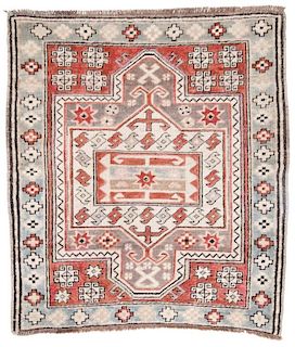 Antique Caucasian Rug, Caucasus: 3'3'' x 3'7''